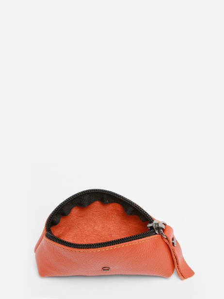 Porte-monnaie Madras Cuir Etrier Orange madras EMAD651 vue secondaire 1