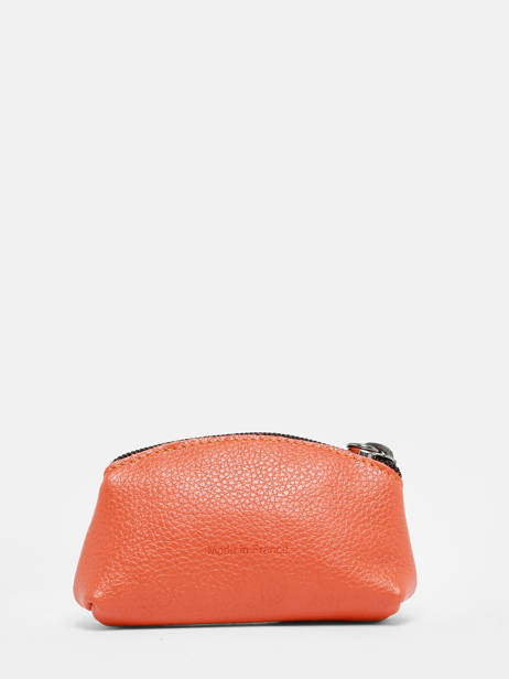 Porte-monnaie Madras Cuir Etrier Orange madras EMAD651 vue secondaire 2