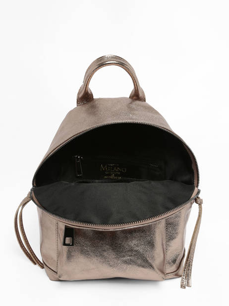 Sac à Dos Nine Cuir Milano Marron nine NI23066 vue secondaire 4
