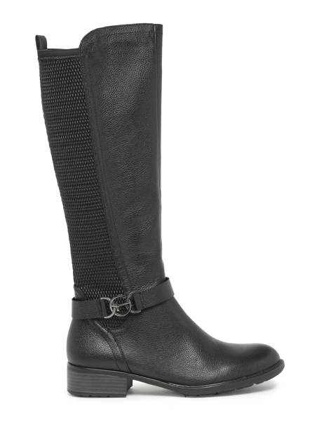 Bottes Cavalières En Cuir Tamaris Noir accessoires 41