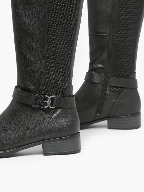 Bottes Cavalières En Cuir Tamaris Noir accessoires 41 vue secondaire 1