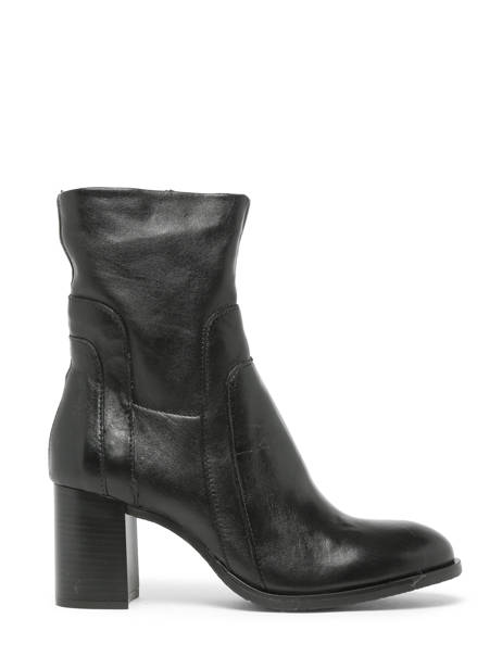 Bottines à Talon En Cuir Mjus Noir accessoires P26206