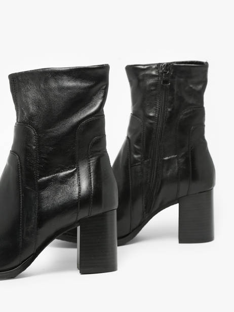 Bottines à Talon En Cuir Mjus Noir accessoires P26206 vue secondaire 1