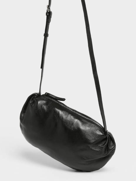 Sac Bandoulière Natural Cuir Biba Noir natural IRV1L vue secondaire 2