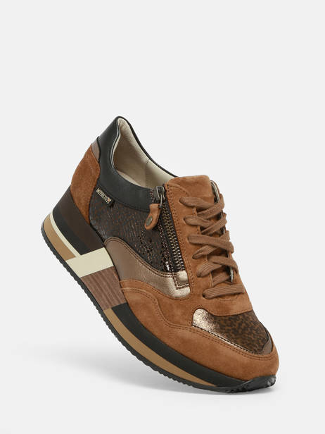 Sneakers Olimpia En Cuir Mephisto Marron accessoires P5143558 vue secondaire 1