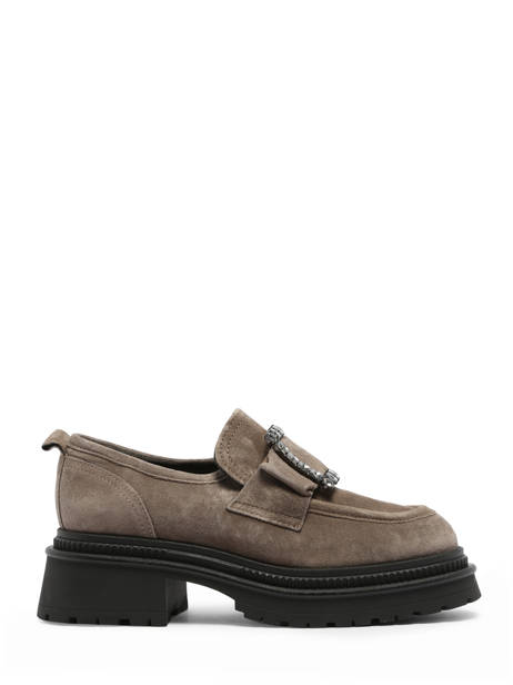 Mocassins En Cuir Alpe Gris accessoires 27261121