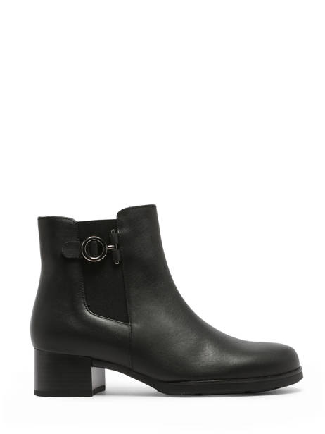 Bottines En Cuir Gabor Noir accessoires 27