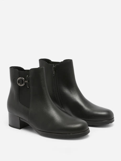 Bottines En Cuir Gabor Noir accessoires 27 vue secondaire 3