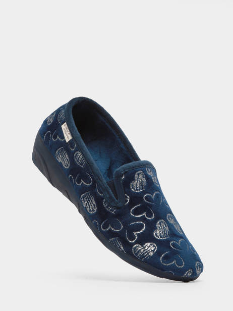 Chaussons La maison de l'espadrille Bleu accessoires 6 vue secondaire 1