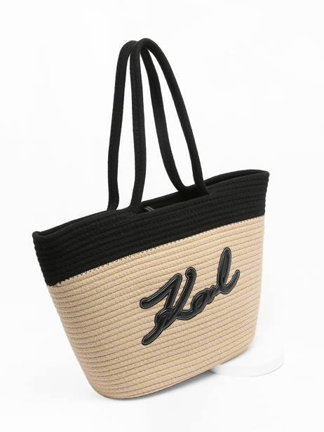 Sac Porté épaule K Signature Karl lagerfeld Noir k signature 240W3071 vue secondaire 2
