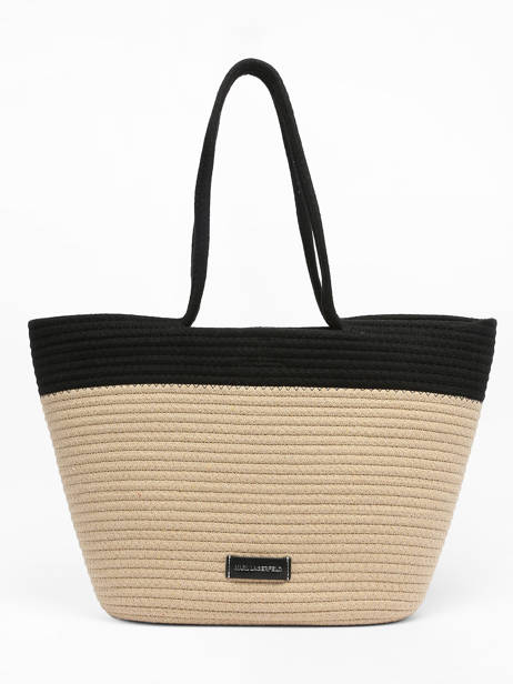 Sac Porté épaule K Signature Karl lagerfeld Noir k signature 240W3071 vue secondaire 4