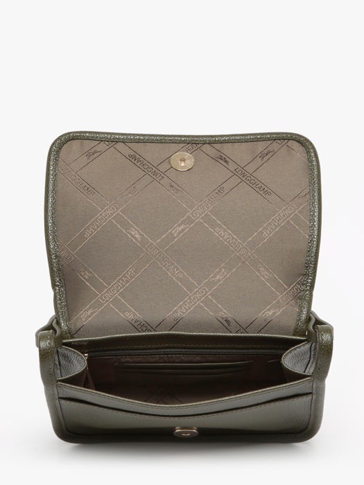 Longchamp Le foulonné Clutches Green