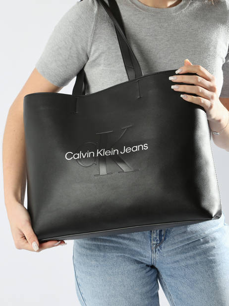 Sac Porté épaule Sculpted Calvin klein jeans Noir sculpted K610825 vue secondaire 1