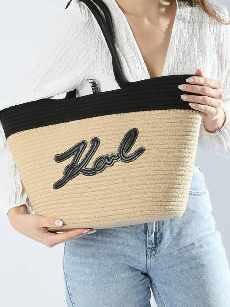 Sac Porté épaule K Signature Karl lagerfeld Noir k signature 240W3071 vue secondaire 1