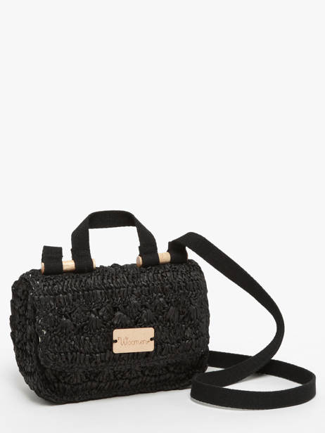 Sac BandouliÃ¨re Clematite Woomen Noir clematite WCLE02 vue secondaire 2