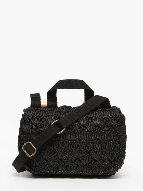 Sac BandouliÃ¨re Clematite Woomen Noir clematite WCLE02 vue secondaire 4