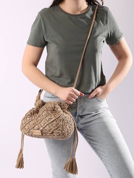 Sac Bandoulière Tanaisie Jute Woomen Beige tanaisie WTAN07 vue secondaire 1