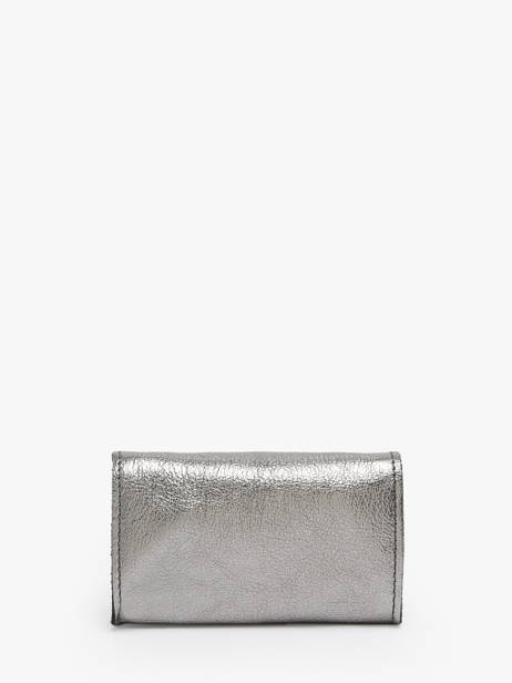 Porte-monnaie Etincelle Irisée Cuir Etrier Argent etincelle irisee EETI650 vue secondaire 2
