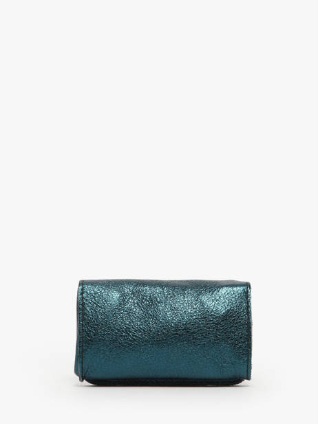 Porte-monnaie Etincelle Irisée Cuir Etrier Vert etincelle irisee EETI650 vue secondaire 2