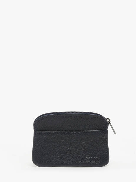 Porte-monnaie Cuir Madras Etrier Bleu madras EMAD339 vue secondaire 2