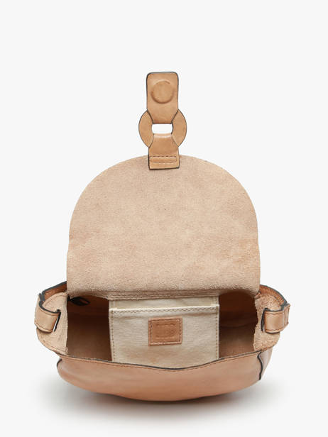 Sac BandouliÃ¨re Heritage Cuir Biba Marron heritage ROD1L vue secondaire 3