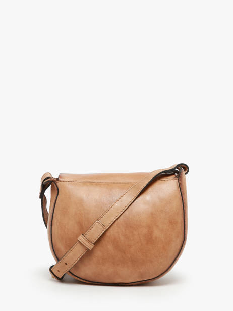 Sac BandouliÃ¨re Heritage Cuir Biba Marron heritage ROD1L vue secondaire 4