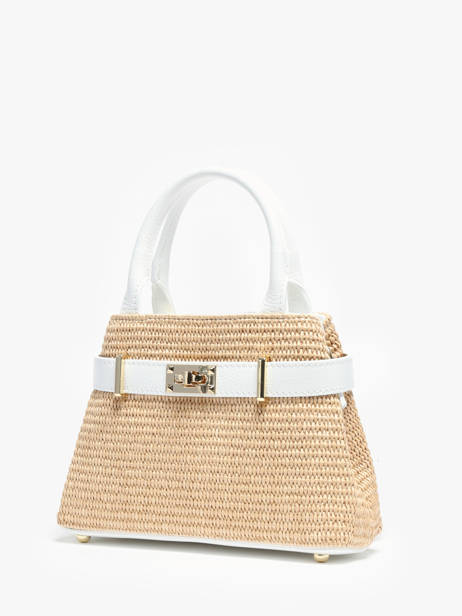 Sac Porté Main Capri Milano Blanc capri CP23116 vue secondaire 2