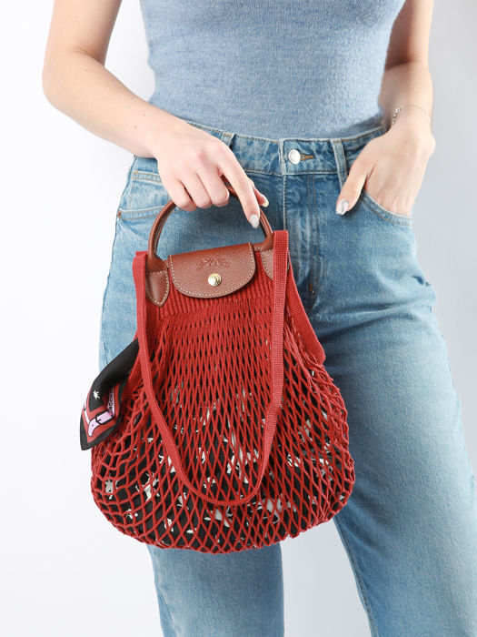 Longchamp Le pliage filet Besaces Marron