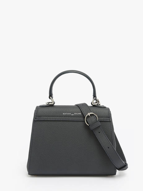 Sac Bandoulière Mini Duras Cuir Nathan baume Bleu ines 4 vue secondaire 4