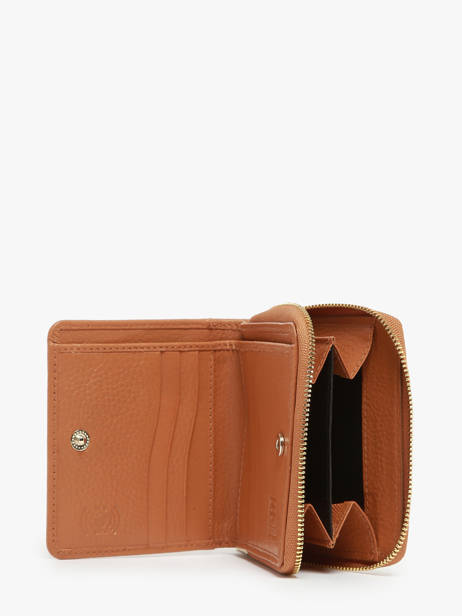 Portefeuille Cuir Crinkles Orange caviar 14250 vue secondaire 1