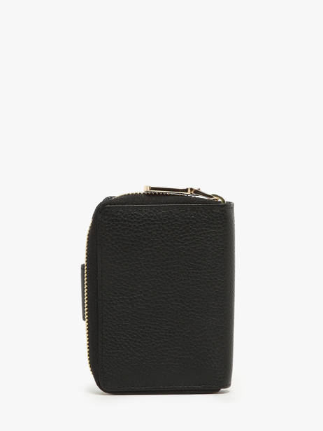Portefeuille Cuir Crinkles Noir caviar 14277 vue secondaire 2