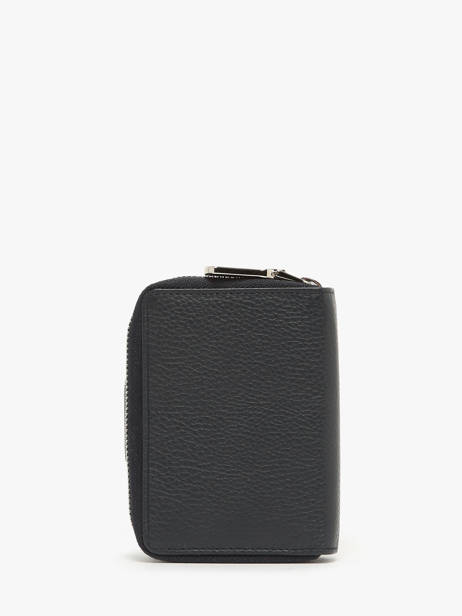 Portefeuille Cuir Crinkles Bleu caviar 14277 vue secondaire 2
