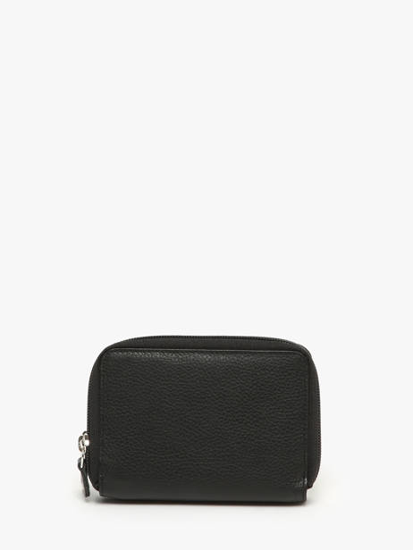 Portefeuille Cuir Crinkles Noir caviar 15041 vue secondaire 2