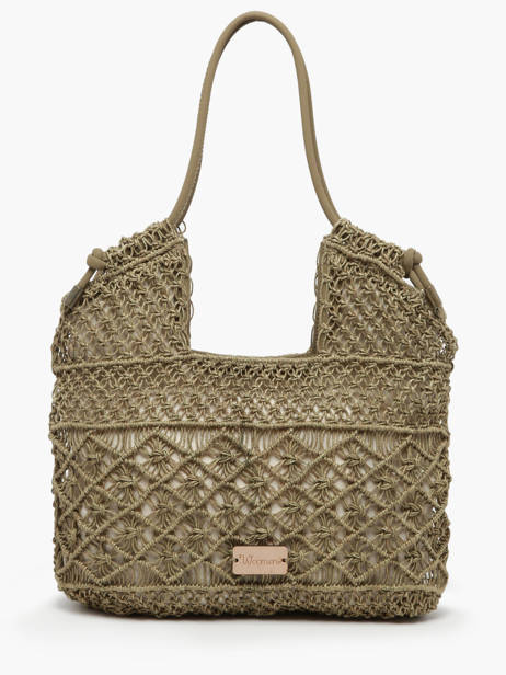 Sac Porté épaule Tanaisie Jute Woomen Vert tanaisie WTAN04