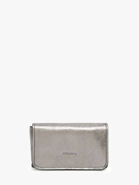 Porte-monnaie Etincelle Irisée Cuir Etrier Argent etincelle irisee EETI650