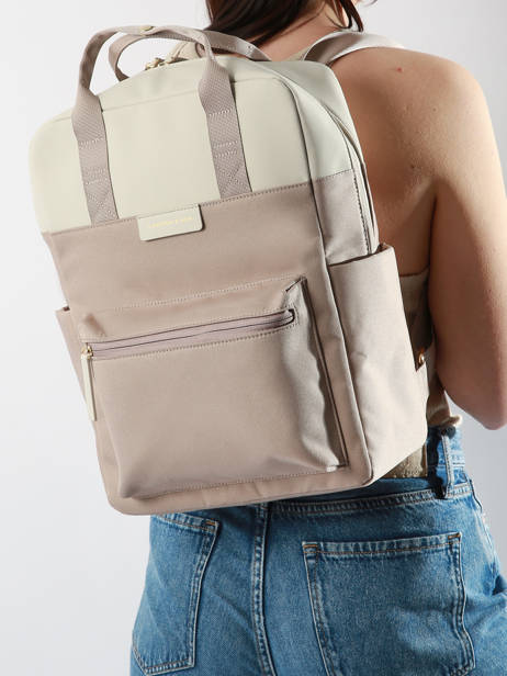 Bergen - Sac à Dos 1 Compartiment + Pc 15'' Kapten and son Violet backpack BERGEN vue secondaire 1