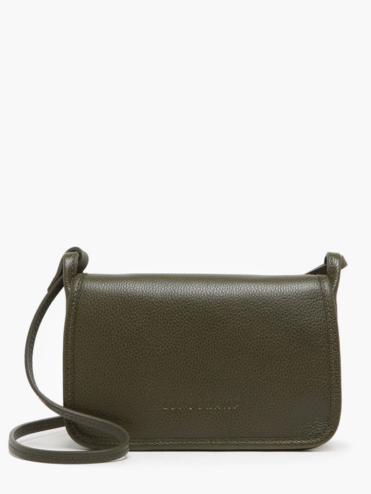 Longchamp Le foulonné Clutches Green