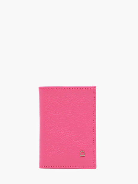 Porte-cartes Madras Cuir Etrier Rose madras EMAD013