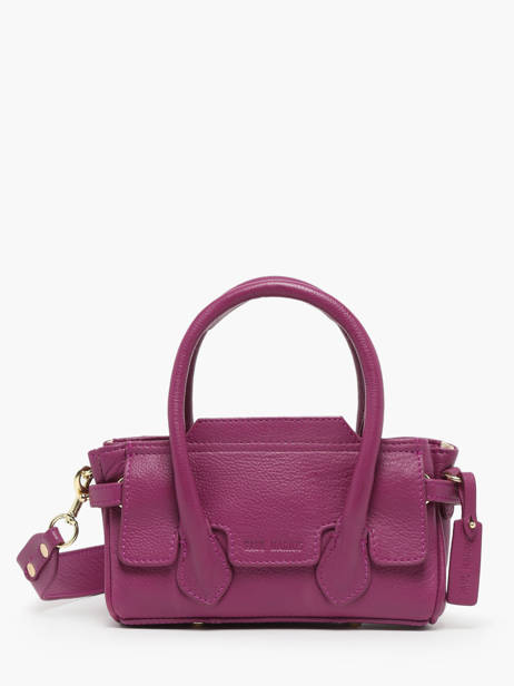 Sac Bandoulière Madeleine S Art Déco Cuir Paul marius Violet la suite art deco MADEXART