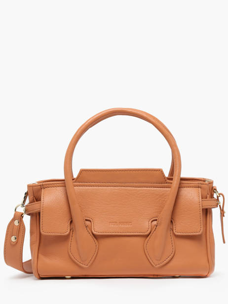Sac Porté Main Madeleine S Art Déco Cuir Paul marius Marron la suite art deco MADESART