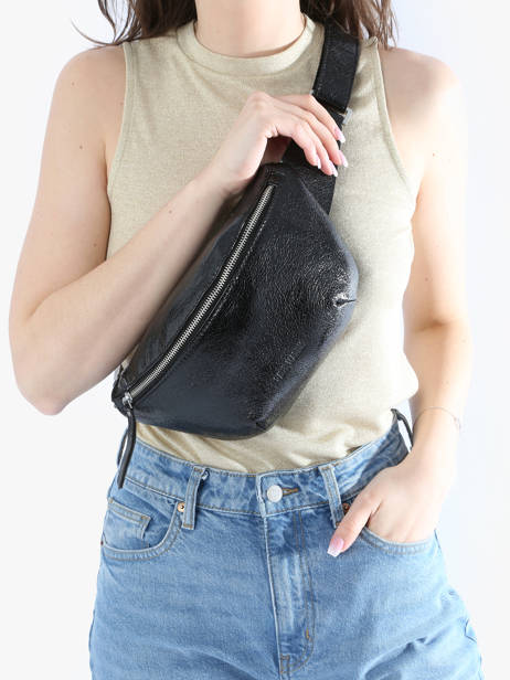 Leather Éclipse Belt Bag Paul marius Black eclipse BANANECL other view 1