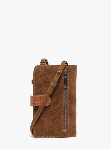 Étui Téléphone Cuir Great by sandie Beige new zack SNA vue secondaire 5