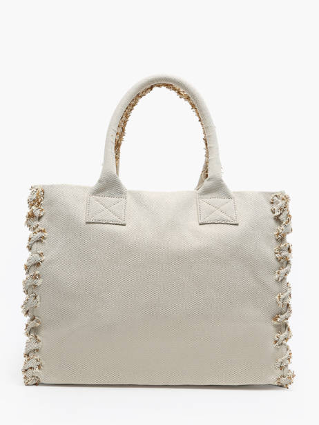 Shoulder Bag Logo Shopper Cotton Pinko Beige logo shopper A1X1 other view 4