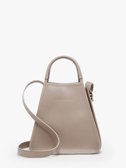 Longchamp Le foulonné Sacs porté main Gris