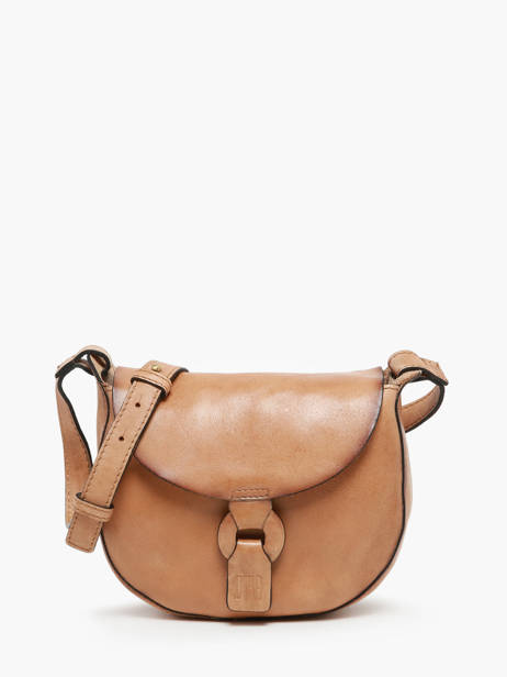 Sac BandouliÃ¨re Heritage Cuir Biba Marron heritage ROD1L
