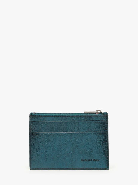 Porte-cartes Etincelle Irisée Cuir Etrier Vert etincelle irisee EETI5004 vue secondaire 2