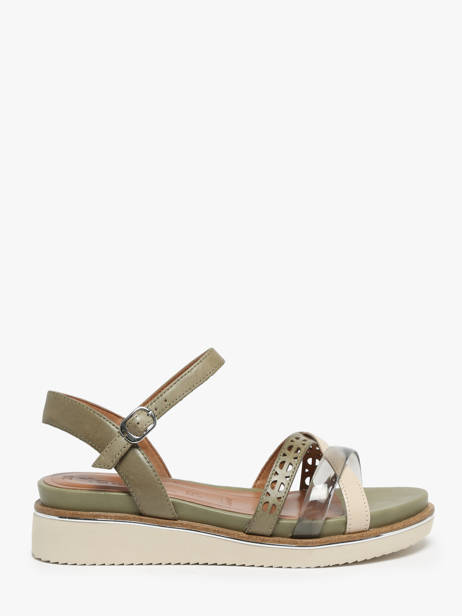 Sandales En Cuir Tamaris Vert women 42