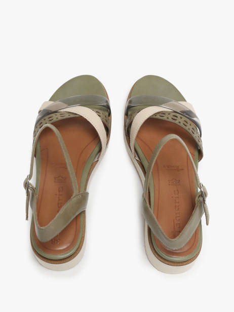 Sandales En Cuir Tamaris Vert women 42 vue secondaire 3
