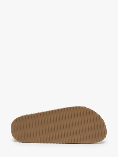 Mules En Cuir Colors of california Beige accessoires HCBIOW03 vue secondaire 4