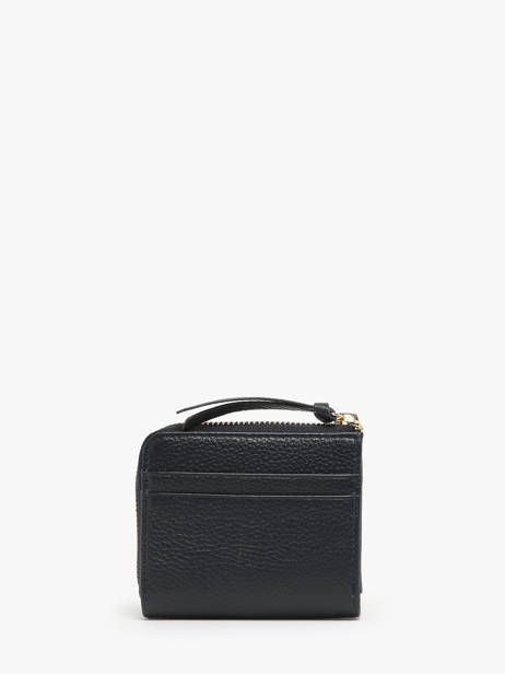 Portefeuille Compact Caviar Cuir Crinkles Bleu caviar 14316 vue secondaire 2